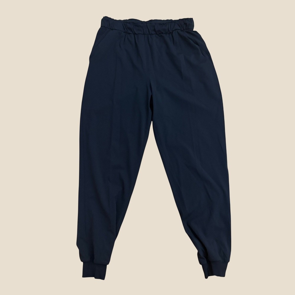 Lululemon Keep Moving Pant Sz 8 Black High Rise Jogger‎ Athleisure LW5CV4S